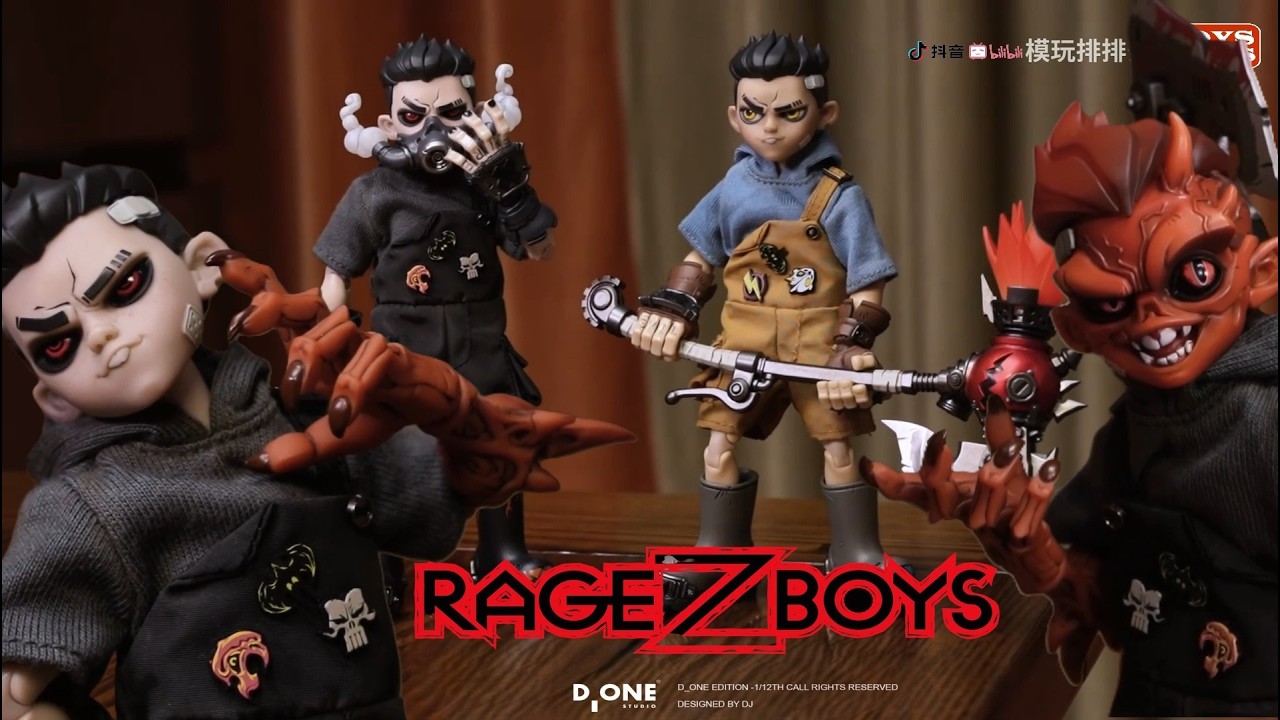 大货牙仔分享! D One.Studio Rage-ZBoys YaZai 1/12 Lighted Effects