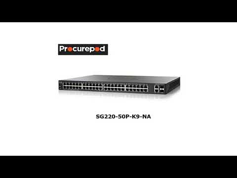 Cisco SG220-50P-K9-NA - Smart Plus Ethernet Switch - Managed