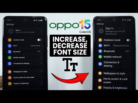 [ColorOS 15] Increase/ Decrease Font Size on ANY Oppo Phone - Change Font Size Setting