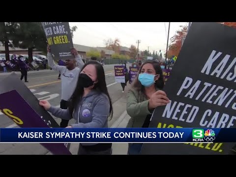 Kaiser unions’ sympathy strike on behalf of engineers continues Friday in Northern California