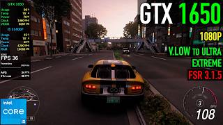 GTX 1650 - Forza Horizon 6 - 1080p All Settings + FSR 3.1.5