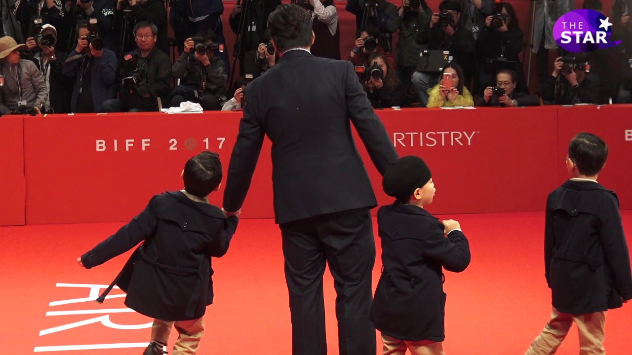 송일국・대한민국만세 삼둥이, 세상 귀여운 최연소 레드카펫 (BIFF REDCARPET, TRIPLETs)