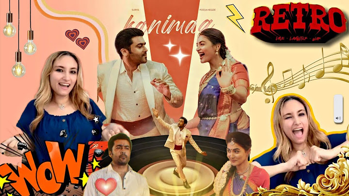 Kanimaa lyrical video Reaction | Retro | Surya and Pooja Hegde| Santosh Narayanan|
