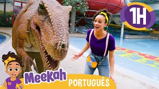 Meekah conhece Stanley, o dinossauro | | Olá Meekah!| Amigos do Blippi Brasil | 1 HORAS