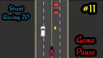 Street Racing 2D Game (Part 11) | Game Pause | Unity Tutorials for Beginners | in Hindi