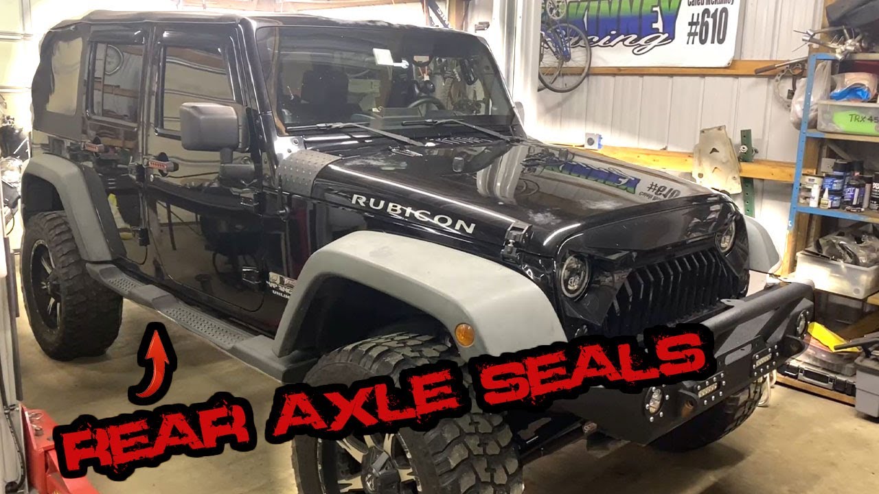 2008 JEEP RUBICON UNLIMITED - REAR AXLE SEAL INSTALLATION (AXLES THAT DO  NOT WANT TO COME OUT) - YouTube