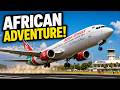 AFRICAN ADVENTURE! | Kenya Burundi & Congo | 737-800 | Competition Kitfox