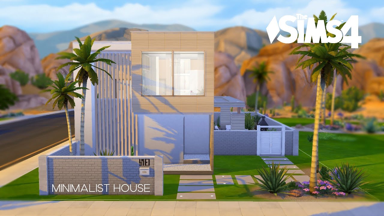 THE SIMS 4 / Minimalist House / No CC / Stop motion - YouTube