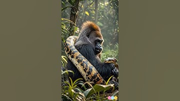 he Monkey Who Mistook a Python for a Pet#ai#GPT#sora#openai#story#animal