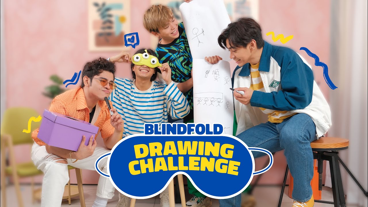 The Juans do the Blindfold Drawing Challenge