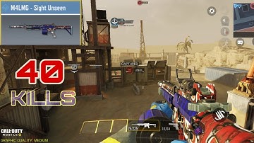 *NEW* M4LMG - Sight Unseen GAMEPLAY IN COD MOBILE