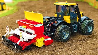 Bruder Tractor Jcb Fastrac At Work! Amazing Rc Bruder Models