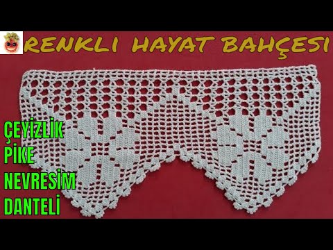 Çeyizlik Pike ve Nevresim Takımı Danteli / Anlatımlı Yapılışı /  Oya El İşi