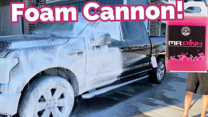 Pink Foam Car Wash Soap