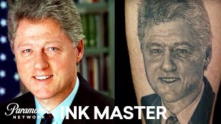 It s a Raisin in the Shape of Bill Clinton Ink Master Redemption Season 4