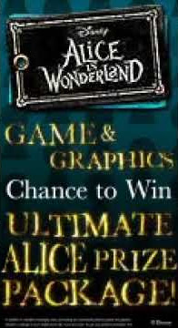 Alice in Wonderland Web Ad