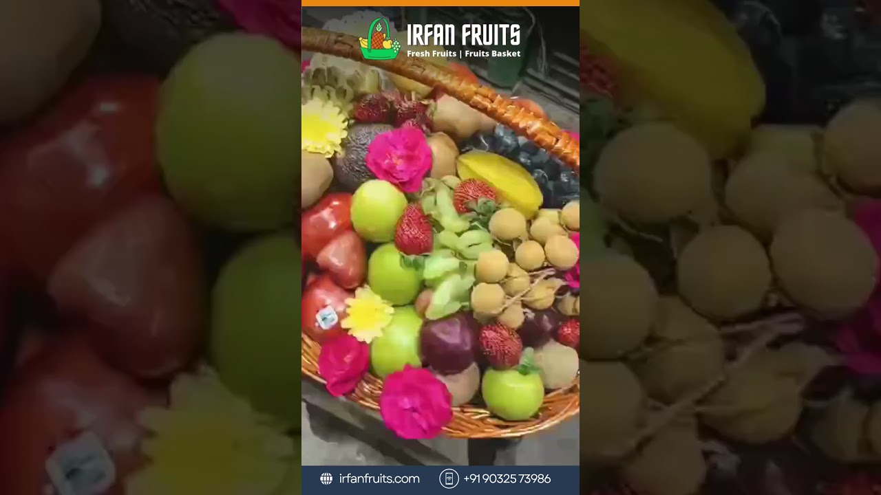 Fresh Fruits Basket Delivery in Hyderabad | Irfan Fruits - Order Now! 