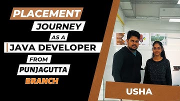 Student placement journey as a Javadeveloper by JSpiders | Hyderabad Punjagutta