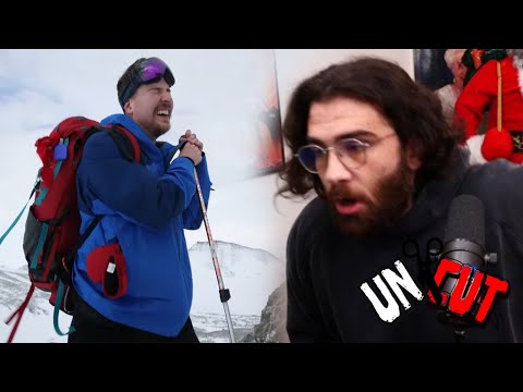 Thumbnail for HasanAbi reacts to MrBeast "I Survived 50 Hours In Antarctica" - UNCUT 12/24/22