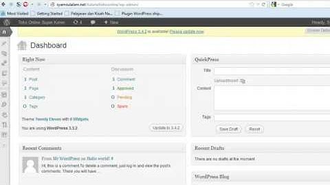 Membuat Toko Online Gratis #1: Meng-Install WordPress & WooCommerce