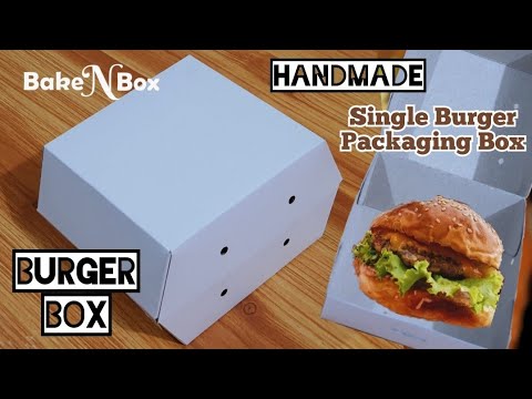Clamshell paper Burger Box