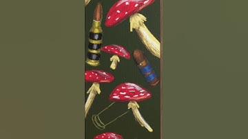 RUST ART Timelapse - Mushrooms #speeddrawing #rustgame #rust #rustart