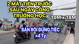 HURRY UP TO OWN 2 CHEAP HOUSES IN A GOOD LOCATION, 2 STREET FRONTS 10M x 18M, ONLY ANOTHER 4 BILLION