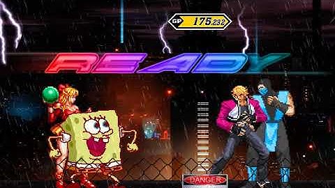 MUGEN Request: Spongebob & Carol Stanzack Vs Rock Howard & Sub-Zero