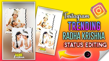 Instagram Trending video editing radha krishna Status Radha Krishna Alight Motion Video Editing 