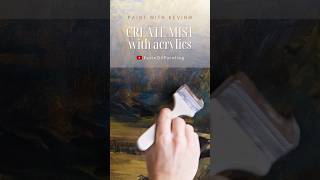 How To Create Mist With Acrylics #shorts