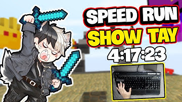 SIRO SPEEDRUN MAP PARKOUR KHÓ NHẤT MINI WORLD (HAND SHOW)