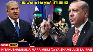 RAIS WA UTURUKI AMEIONYA ISRAEL IKIWA ITATEKELEZA MAUJI WANACHAMA WA HAMAS KATIKA ARDHI YA UTURUKI