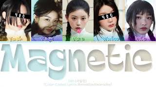 ILLIT|| Magnetic but you are Yunah & Wonhee [Color Coded Lyrics Romanized karaoke]