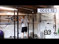 Barbell Squat Challenge (2 mins AMRAP with bodyweight on the bar)