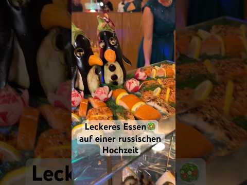 Leckeres Essen auf einer russischen Hochzeit in Bayern #shorts #wedding #hochzeit #свадьба