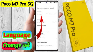 how to change language in poco m7 pro 5g | poco m7 pro 5g language setting