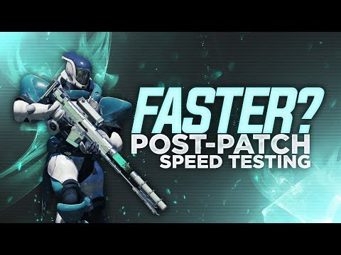 How Fast Are We Now?  Destiny 2 Speed Testing (Gotta Go Fast 1.1.4 Update)
