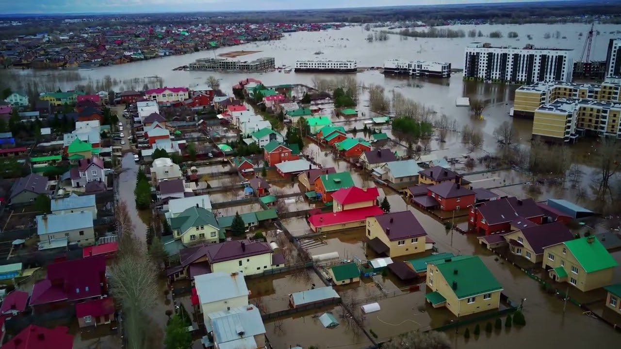 Оренбург Восточная часть Наводнение 2024 года