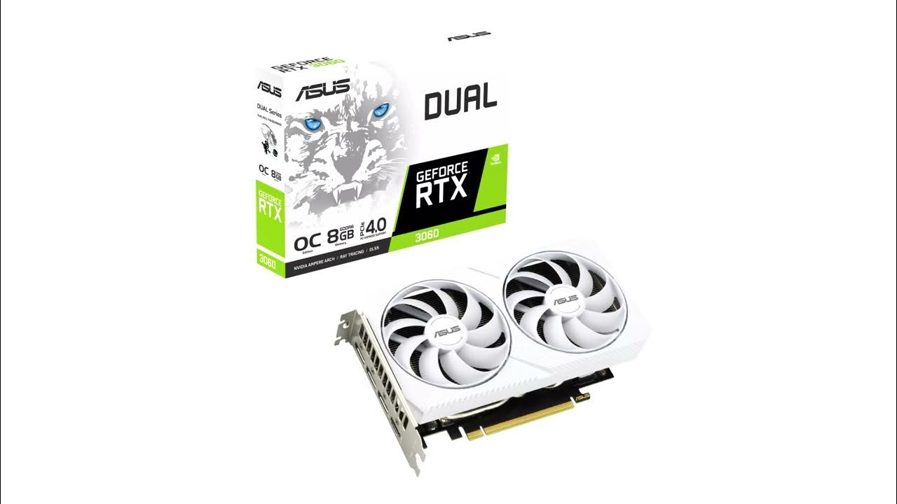 Asus unveils white variants of Dual RTX 3060 8GB and RTX 3060 Ti 