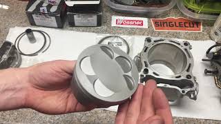 Project YFZ 450 Piston and cylinder! Don’t miss this rebuild info for your YFZ top end!