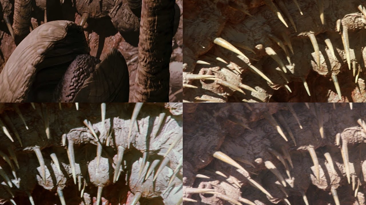 Original Sarlacc Pit 4X COMPARISON | Despecialized, 4K83, Blu-ray, OTD83 |  Return of the Jedi (1983) - YouTube