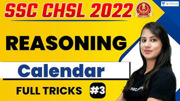 Calendar | Reasoning | SSC CHSL 2022 | Ritika Tomar