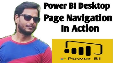 Page Navigation In Power BI II Page Navigation Buttons In Power BI @nareshbhagmal
