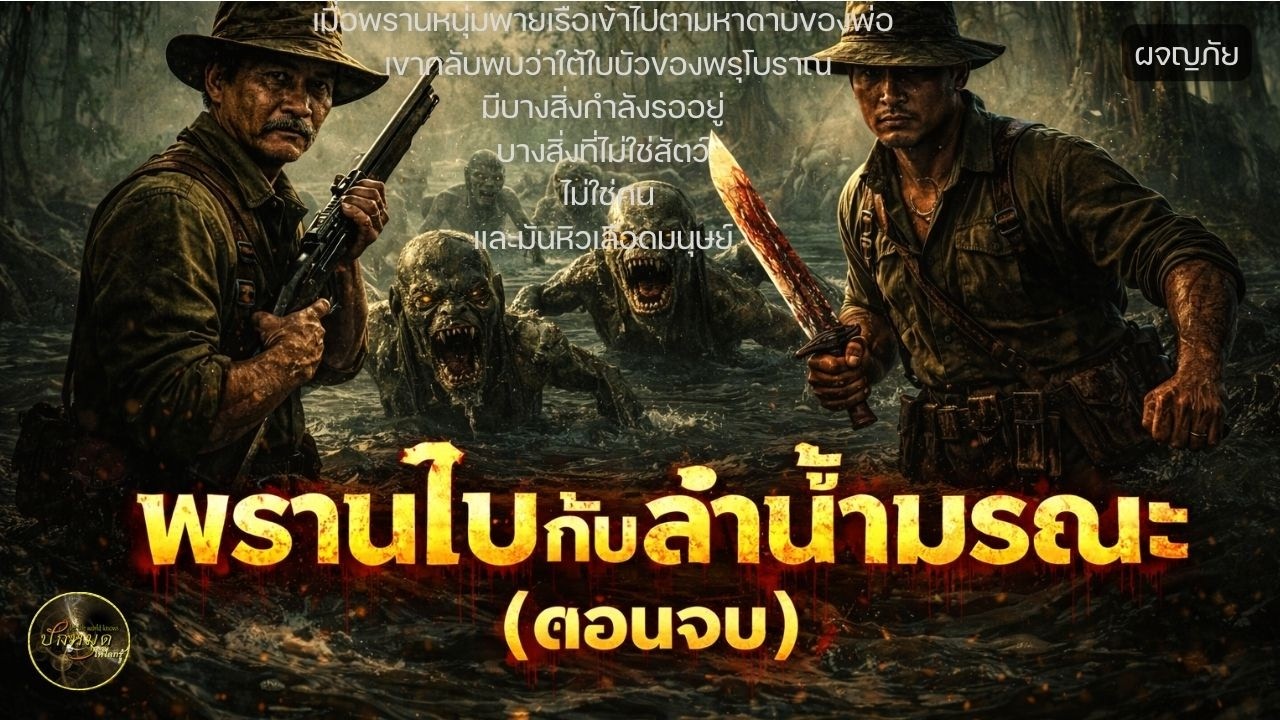 พรานใบกับลำน้ำมรณะ(ตอนจบ)#อาถรรพ์พรายน้ำ#ตำนานป่าไทย#เรื่องเล่าชวนขนลุก#ตำนานพราน#ป่าลึก