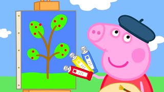 Peppa Pig Learns How To Paint | Kids TV And Stories