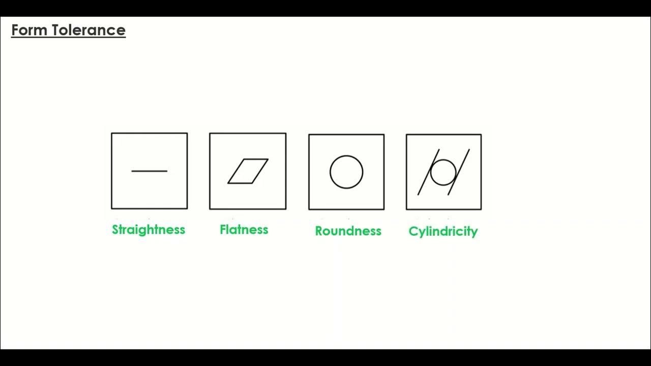 GDT Form Tolerance Part 1 Straightness and Flatness YouTube