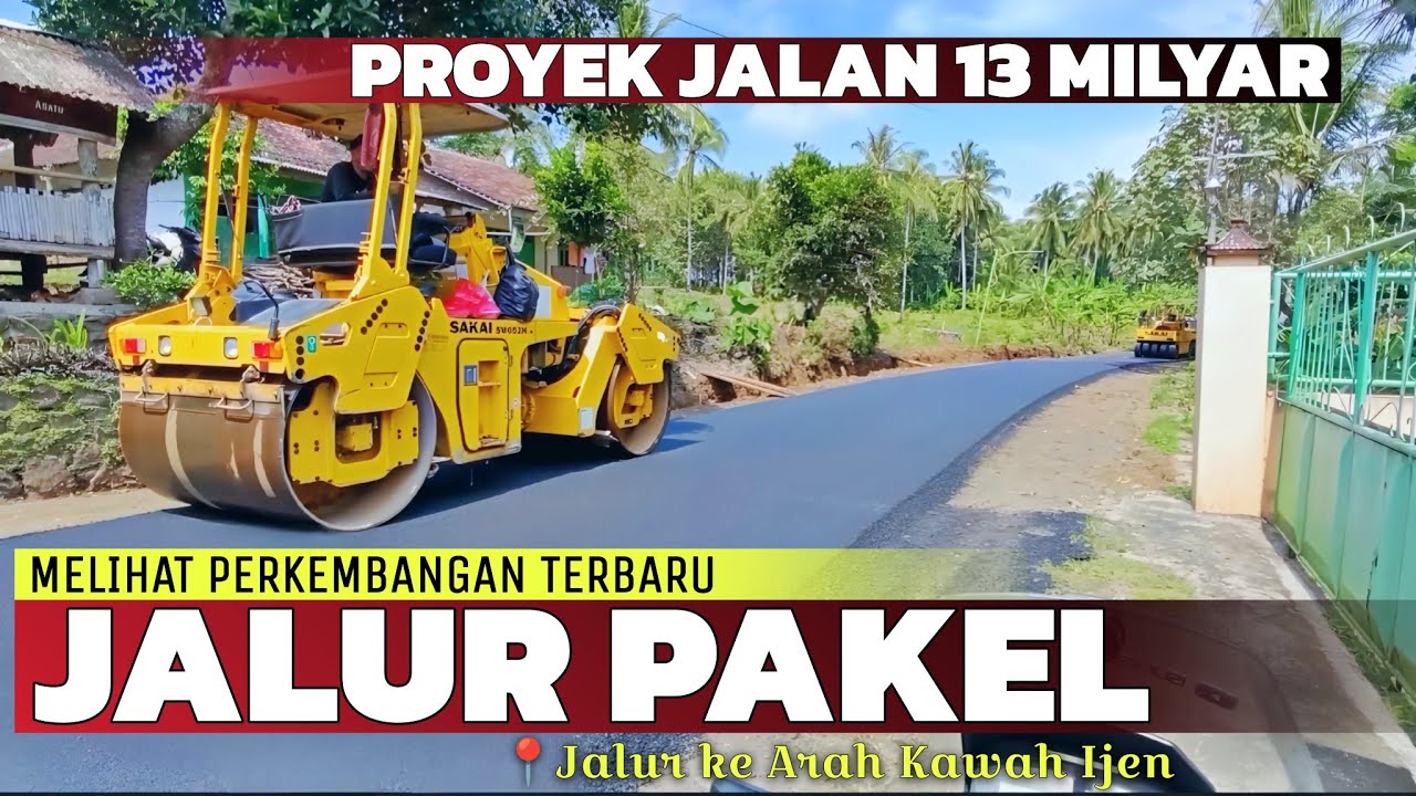 Proyek Jalan 13 Milyar Banyuwangi! Melihat Perkembangan Jalur Pakel ke Arah Kawah Ijen, Full Mulus..