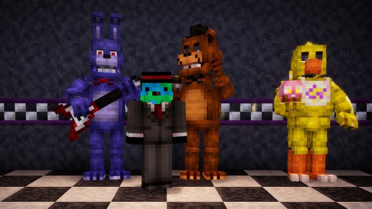 Фнаф мод обзор источник в описании /minecraft mods
