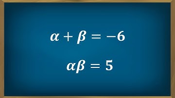 If α and β are the zeroes of a polynomial such that α+β=-6 and αβ=5 then find the polynomial