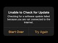 Unable to Check for watchOS 8 Update Because you are Not Connected to the Internet